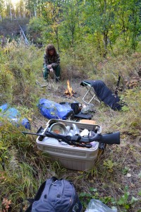 Camp on the Chatanika River