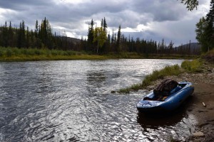 The Pioneer Pro pulled out on the Chatanika for a break